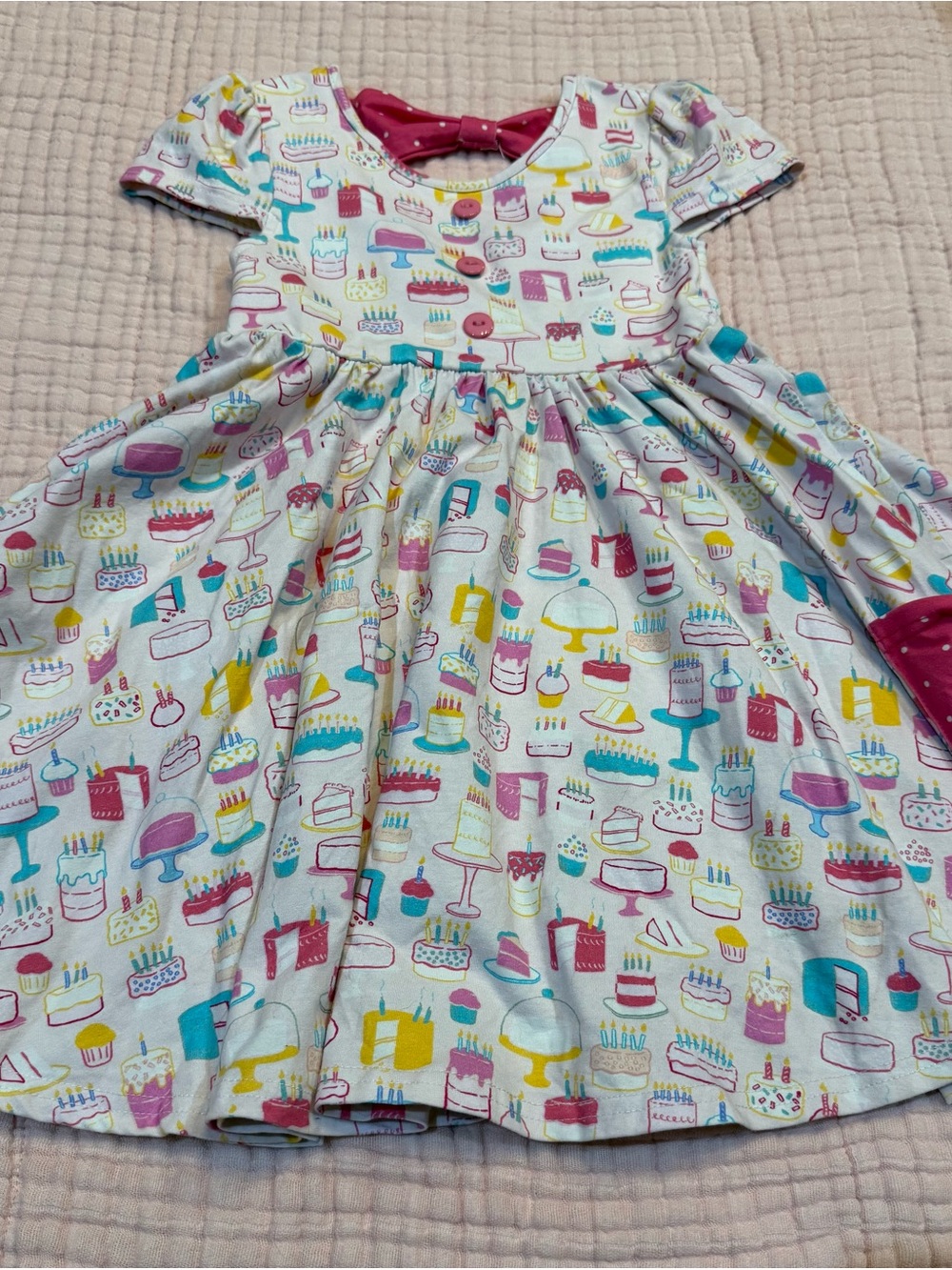 SweetHoney Birthday Print Twirl Dress